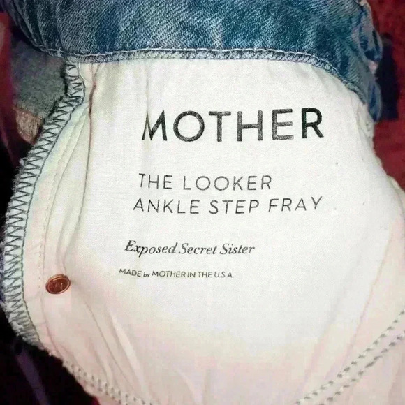 MOTHER The Looker Ankle Step Fray in Exposed Secret Sister - Picture 3 of 6